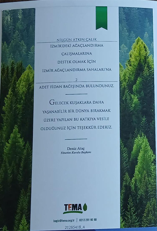Bağış Belgesi